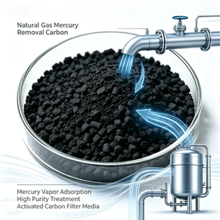 Karbon Pemulung Merkuri untuk Pemurnian Gas